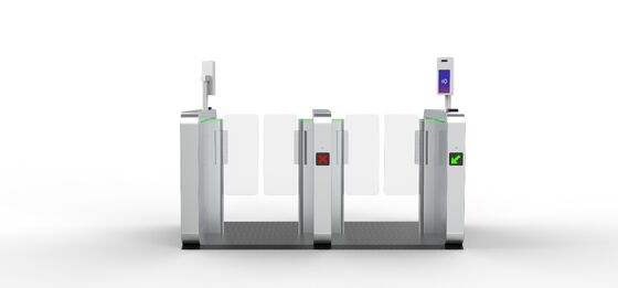 購入 1400 X 10 X 1000 mm キャビネットサイズ スピードゲートバリア ターンスタイル DC 24 V サーボドライブで電源 online manufacture