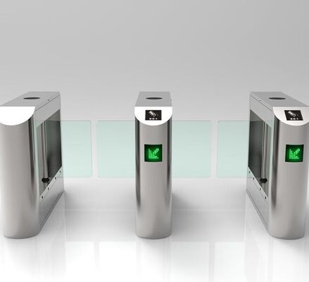 購入 IP54 歩行者用回転式改札ゲート アクセス制御 304 ステンレス鋼材 online manufacture