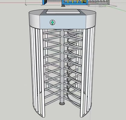 購入 建設現場向けアクセス制御歩行者用フルハイトターンスタイル online manufacture
