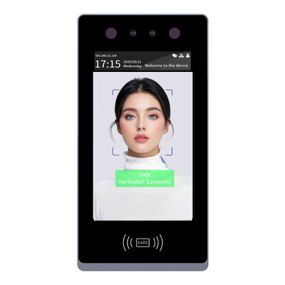 お買い得 7インチタッチスクリーン生体認証タイムレコーダーと顔認識ターミナル、壁掛け/ゲート設置 オンライン