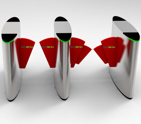 お買い得 RFIDカード 車椅子レーン ブラシレスモーター 格納式フラップバリア オンライン