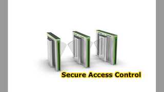 フラップバリア回転木戸セキュリティゲートアクセス制御